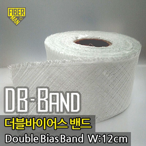더블바이어스 글라스 밴드(Double Bias Band), 폭12cm x 길이(옵션선택, 기본10m)